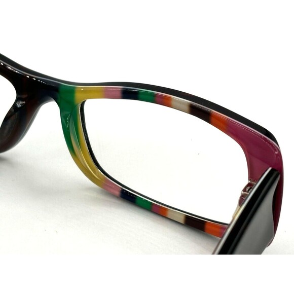 Kate Spade KSR02 TS10 51-16 Eyeglasses Frames Only Dk Tortoise MultiColr Stripe - Picture 9 of 16